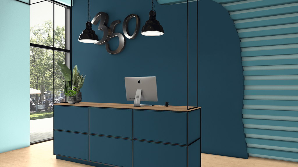 U565 ST9 Ocean Blue | Elkhalil Wood